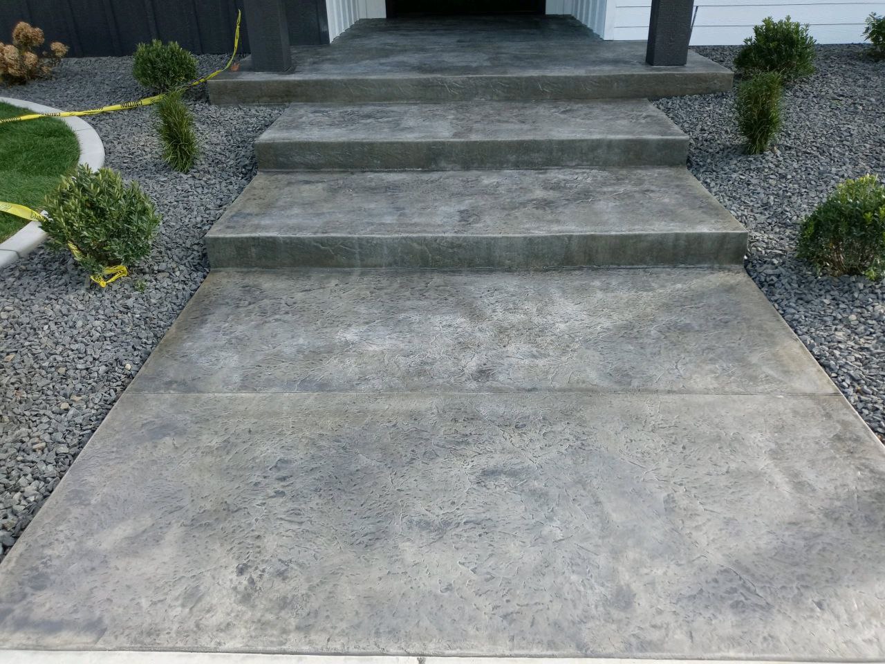 Concrete stairs